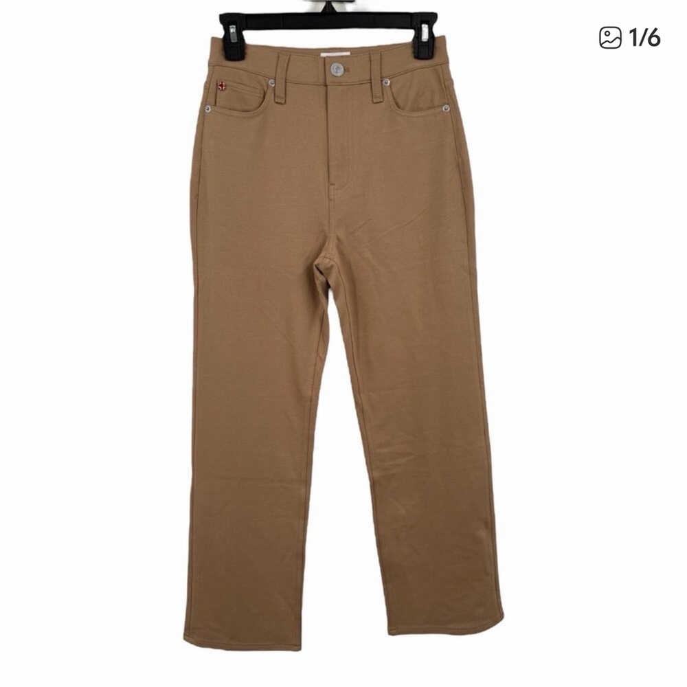 Hudson Pants NOA High Rise Crop Straight Leg Knit size 25